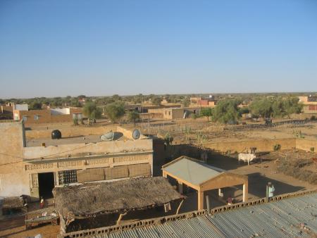 vue partielle d un quartier du village